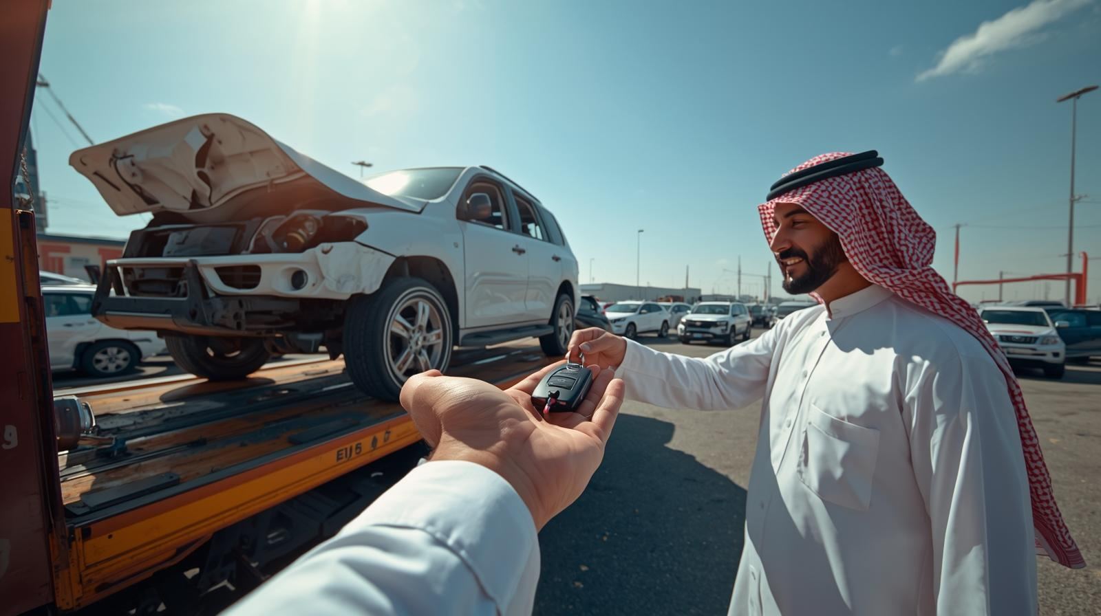 سيارات تشليح ومصدومة في الرياض